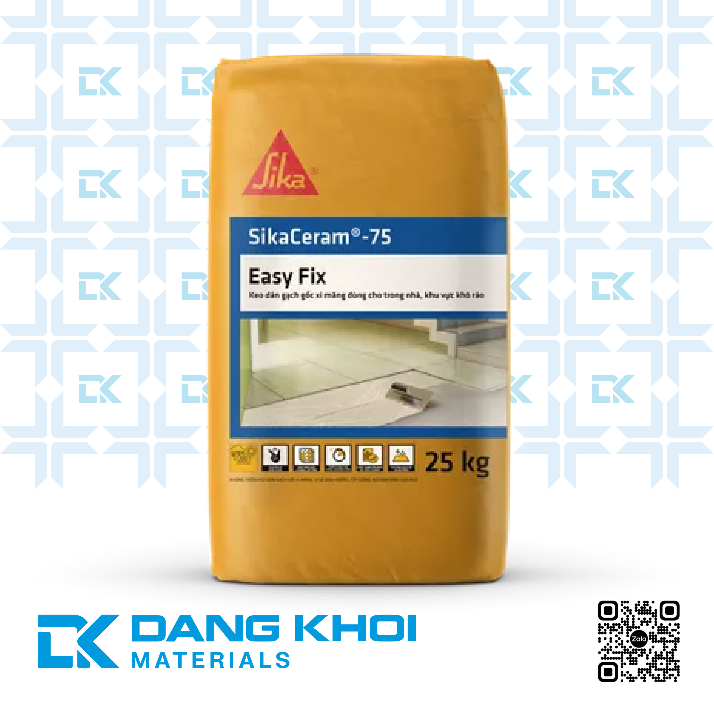 Keo dán gạch SikaCeram 75 Easy Fix