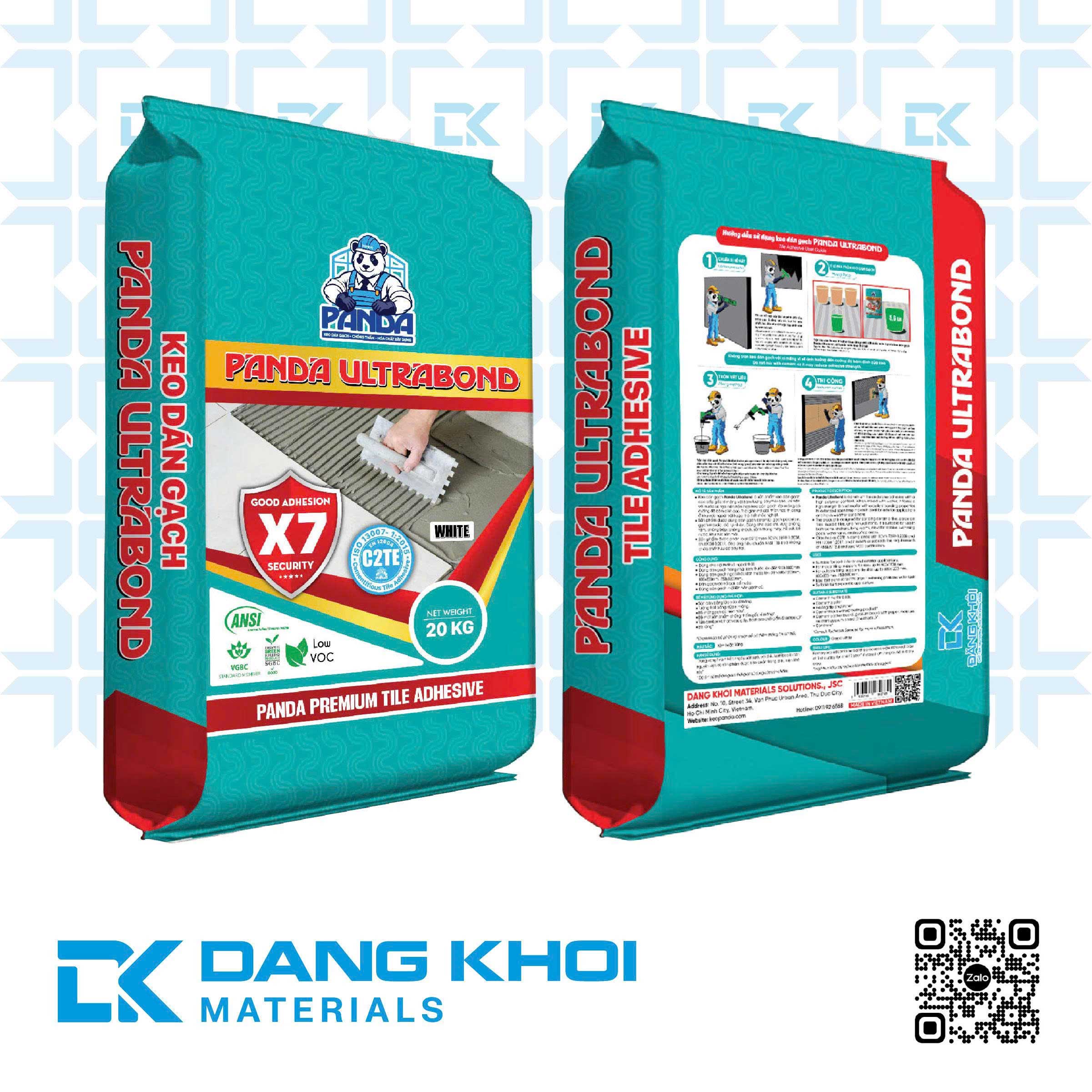 Keo dán gạch Panda UltraBond - Ảnh 2